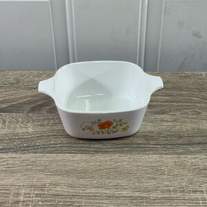 Vintage Corning Ware WILDFLOWER Small Casserole‎ Dish P-43-B - 2 3/4 Cup
